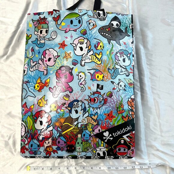 Tokidoki Showbags Mermicorno Sea Punks Reusable Tote Bag Mermaid Unicorn New - Picture 2 of 9